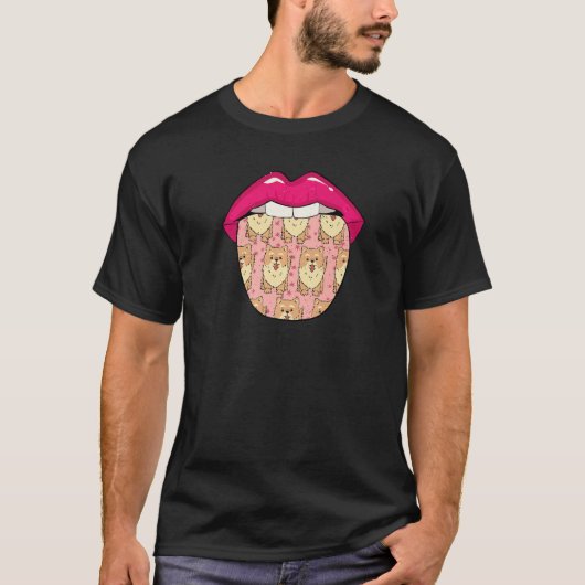 Chow Chow Tongue Pet  Dog Breed Chow Chow T-Shirt (Vorderseite)