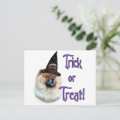 Chow Chow Trick Postkarte (Stehend Vorderseite)