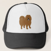 Chow Chow Trucker Hat Truckerkappe (Vorderseite)