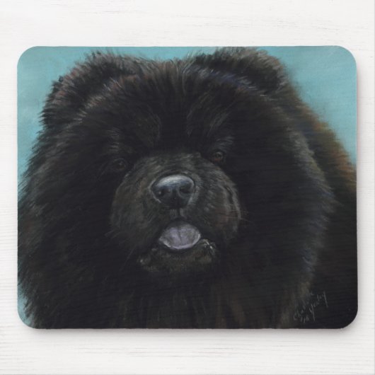 Chow-Chow-ursprüngliche Kunst-Mausunterlage Mousepad (Vorne)