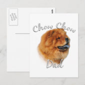 Chow Chow Vater 2 Postkarte (Vorne/Hinten)