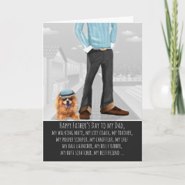 Chow Chow vom Tag des Hundes Vatertag Karte