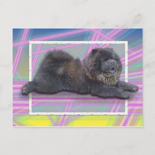 Chow-Chow Wang Postkarte (Vorderseite)