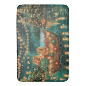 Chow Chow Weihnachten Feierliche Reise Badematte (Vorderseite Vertikal)