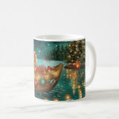 Chow Chow Weihnachten Feierliche Reise Kaffeetasse (VorderseiteRechts)
