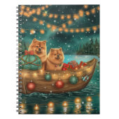 Chow Chow Weihnachten Feierliche Reise Notizblock (Vorderseite)