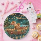 Chow Chow Weihnachten Feierliche Reise Pappteller (Party)