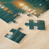 Chow Chow Weihnachten Feierliche Reise Puzzle (Seite)