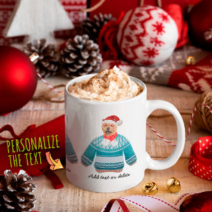 Chow Chow Weihnachten trägt hässlichen Pullover We Kaffeetasse
