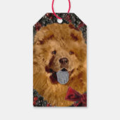 Chow Chow Weihnachtsgeschenke Tags Geschenkanhänger (Rückseite)