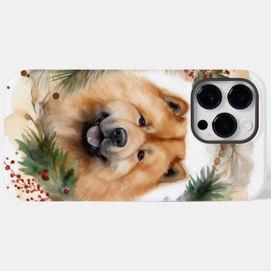 Chow Chow Weihnachtsmann Weihnachtsfest-Jungtier Case-Mate iPhone Hülle (Rückseite (Horizontal))