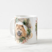 Chow Chow Weihnachtsmann Weihnachtsfest-Jungtier Kaffeetasse (Vorderseite Links)