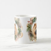 Chow Chow Weihnachtsmann Weihnachtsfest-Jungtier Kaffeetasse (Mittel)
