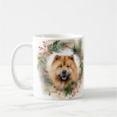 Chow Chow Weihnachtsmann Weihnachtsfest-Jungtier Kaffeetasse (Links)