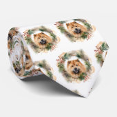 Chow Chow Weihnachtsmann Weihnachtsfest-Jungtier Krawatte (Gerollt)
