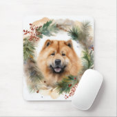 Chow Chow Weihnachtsmann Weihnachtsfest-Jungtier Mousepad (Mit Mouse)