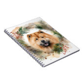 Chow Chow Weihnachtsmann Weihnachtsfest-Jungtier Notizblock (Rechte Seite)