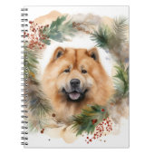 Chow Chow Weihnachtsmann Weihnachtsfest-Jungtier Notizblock (Vorderseite)