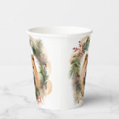 Chow Chow Weihnachtsmann Weihnachtsfest-Jungtier Pappbecher (Rechts)