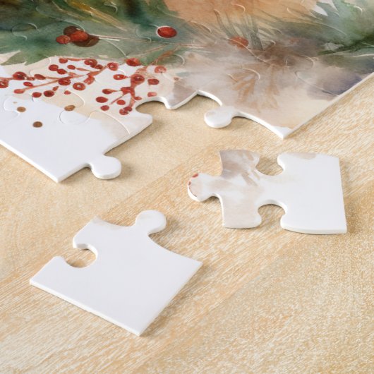Chow Chow Weihnachtsmann Weihnachtsfest-Jungtier Puzzle (Seite)