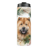 Chow Chow Weihnachtsmann Weihnachtsfest-Jungtier Thermosbecher (Vorderseite)