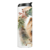 Chow Chow Weihnachtsmann Weihnachtsfest-Jungtier Thermosbecher (Nach links gedreht)