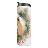 Chow Chow Weihnachtsmann Weihnachtsfest-Jungtier Thermosbecher (Nach rechts gedreht)