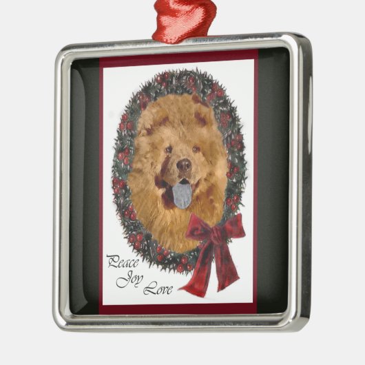 Chow Chow Weihnachtsschmuck (Links)