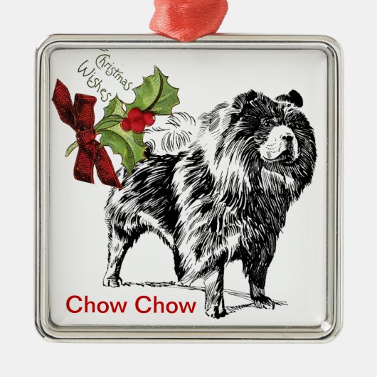 Chow Chow Weihnachtsschmuck (Vorne)
