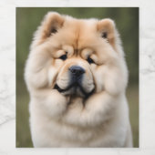Chow Chow Weinetikett (Einzelnes Label)