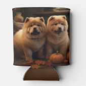 Chow Chow Welpe Herbst Delight Pumpen Dosenkühler (Rückseite)