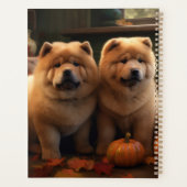 Chow Chow Welpe Herbst Delight Pumpen Planer (Rückseite)