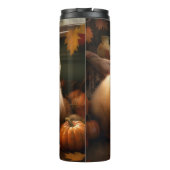 Chow Chow Welpe Herbst Delight Pumpen Thermosbecher (Rückseite)