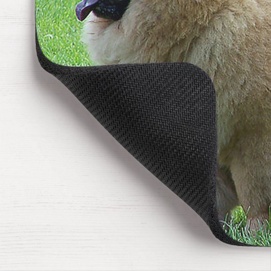 Chow Chow Welpe Hund Grüngras Mousepad (Ecke)