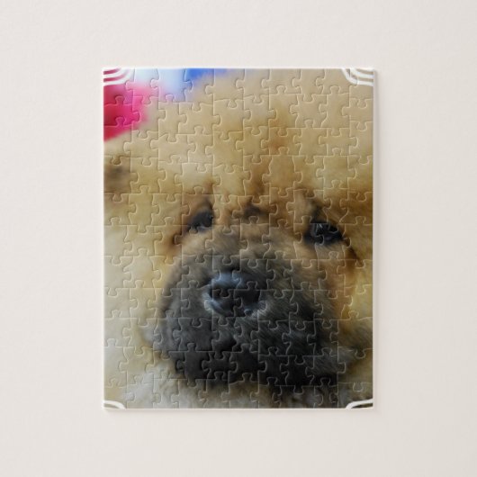 Chow-Chow-Welpe Puzzle (Vertikal)