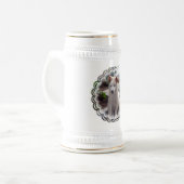 Chow-Chow Welpen-Bier Stein Bierglas (Vorderseite Links)