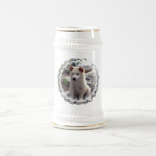 Chow-Chow Welpen-Bier Stein Bierglas