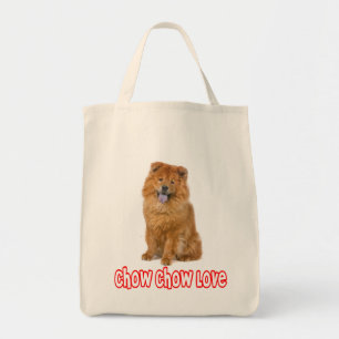 Chow-Chow-Welpen-Hundeliebe Canvas-Tasche Tragetasche