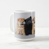 Chow chow Welpen Kaffeetasse (Vorderseite Links)