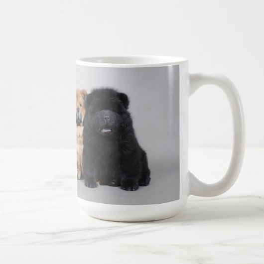 Chow chow Welpen Kaffeetasse (Rechts)