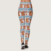 Chow Chow Winter Wonderland Weihnachtsfreude Leggings (Rückseite)