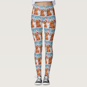 Chow Chow Winter Wonderland Weihnachtsfreude Leggings