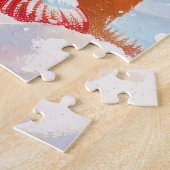 Chow Chow Winter Wonderland Weihnachtsfreude Puzzle (Seite)