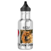 Chow Chows Dog Edelstahlflasche (Rechts)
