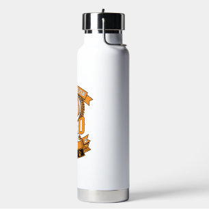 Chow Dad Hund Immer Kranz Pfotenabdrücke Trinkflasche