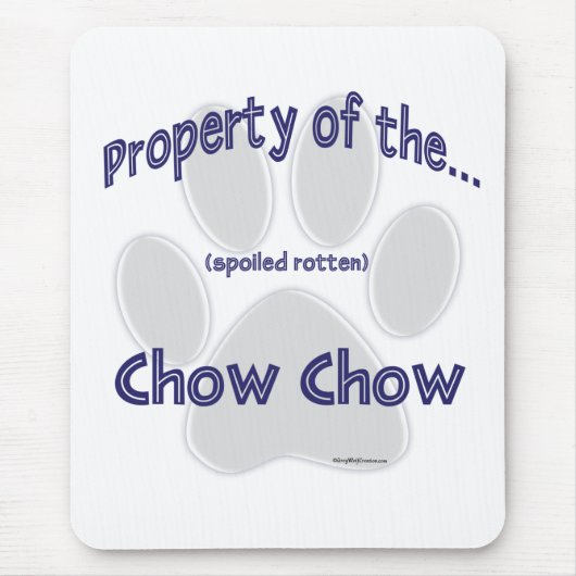 Chow-Eigenschaft Mousepad (Vorne)