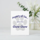 Chow-Eigenschaft Postkarte (Stehend Vorderseite)