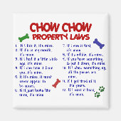 CHOW-Eigenschaftenanzeigen Magnet (Vorne)