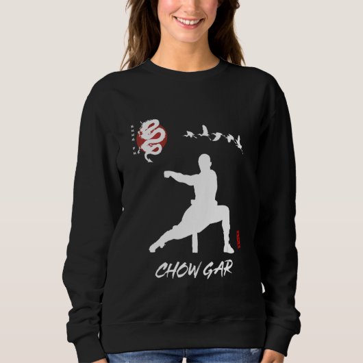 Chow Gar Beginner Calligraphy Chinese Martial Desi Sweatshirt (Vorderseite)
