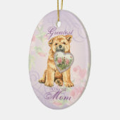 Chow Heart Mama Keramik Ornament (Links)